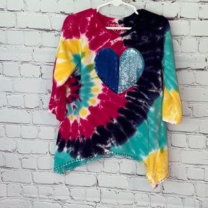🎃 BOGO Flapdoodles Tie Dye Top Size 6